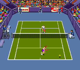 Andre Agassi Tennis (Japan) In game screenshot